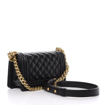Chanel Caviar Quilted Small Boy Flap Black 3 of 11