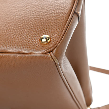 Prada Saffiano Medium Galleria Double Zip Tote Caramel 11 of 13