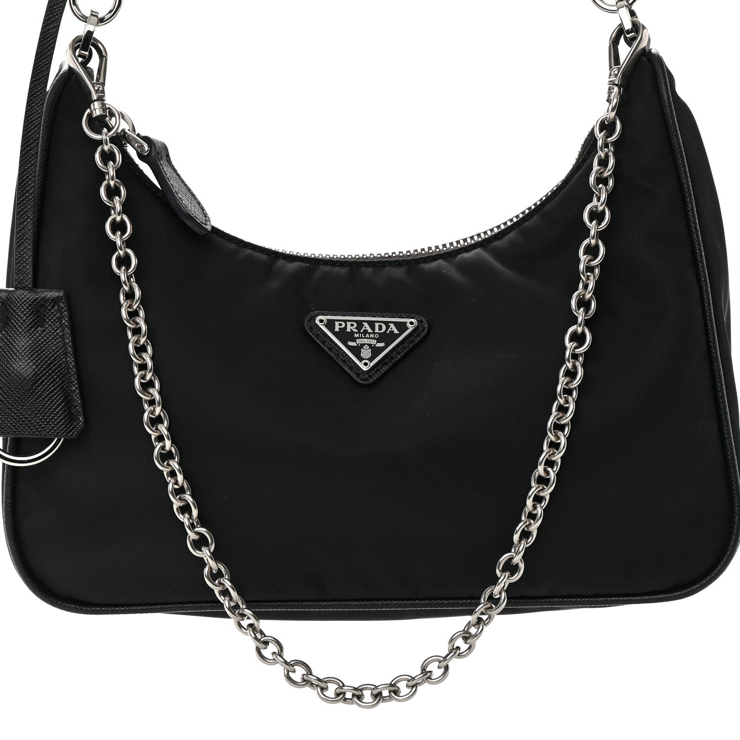 Prada Nylon Re-Edition 2005 Shoulder Bag Black 9 of 14