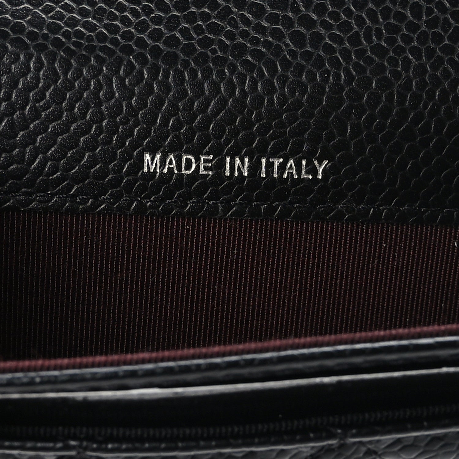 Chanel Caviar Quilted Flap Card Holder Wallet Black 7 of 8