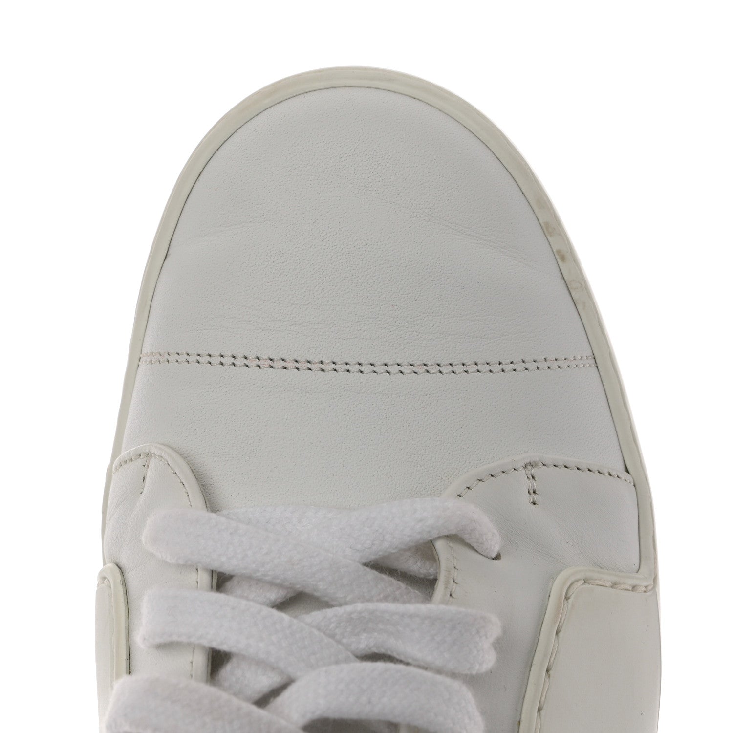 Chanel Calfskin Gum Womens CC Sneakers 39 White 11 of 13