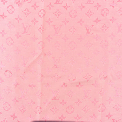 Louis Vuitton Silk Wool Monogram Shawl Pink 3 of 3
