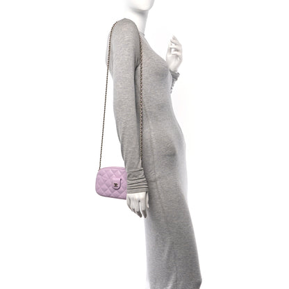 Chanel Caviar Quilted Chain Camera Bag Light Purple 2 of 10