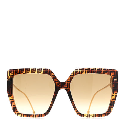 Fendi Acetate Metal F is Fendi FF Butterfly Sunglasses FF 0410/S Havana 2 of 7