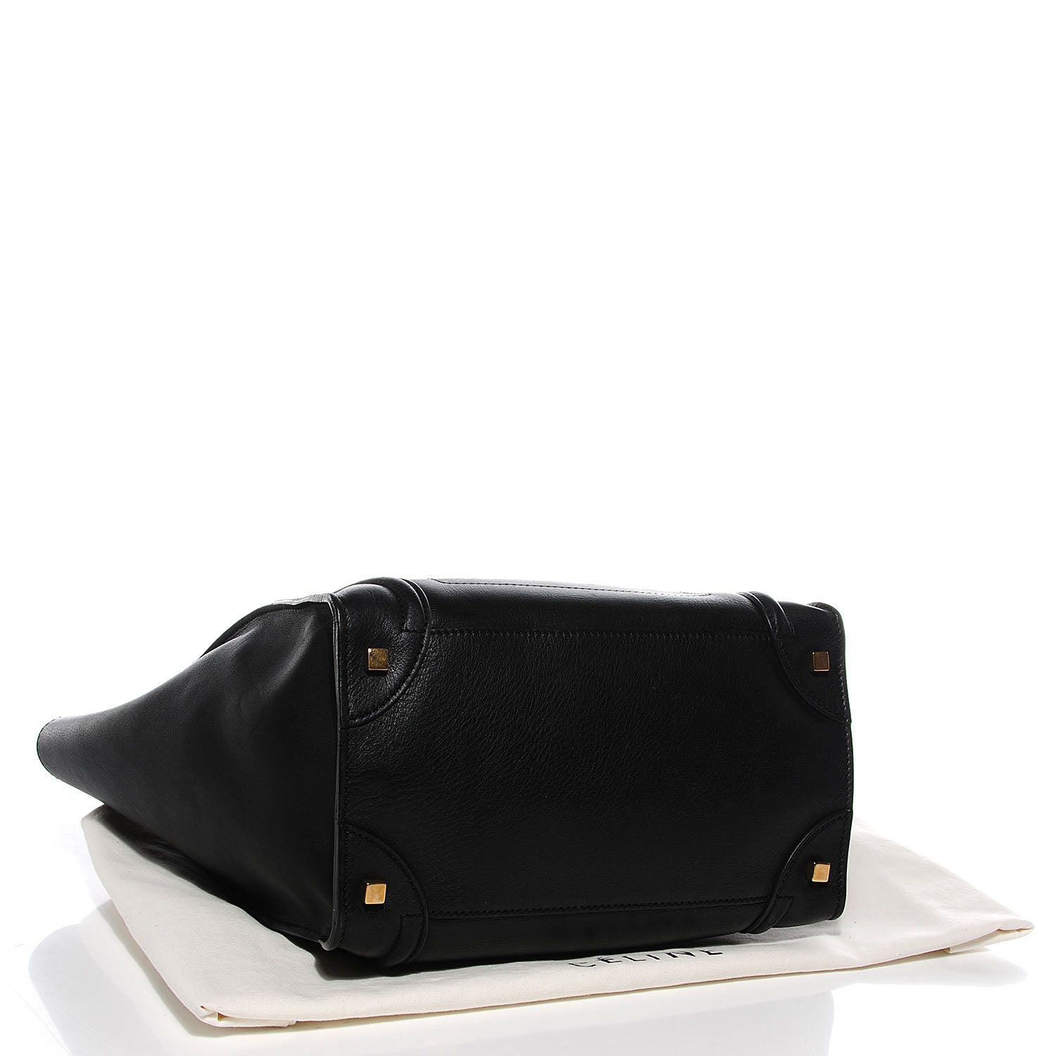Celine Smooth Calfskin Mini Luggage Black 4 of 8