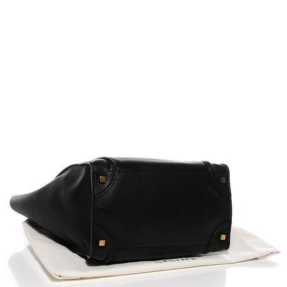 Celine Smooth Calfskin Mini Luggage Black 4 of 8