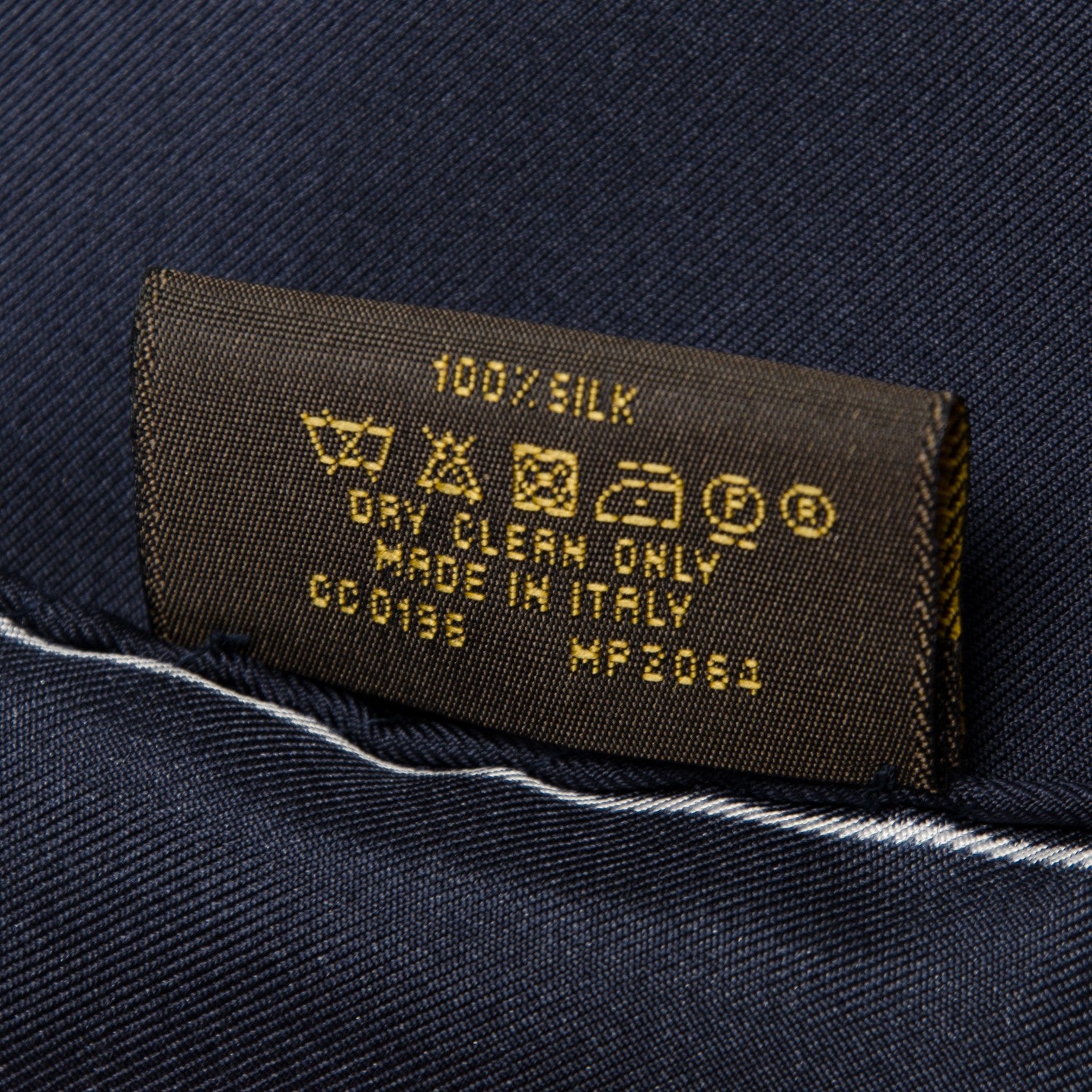 Louis Vuitton Silk Chapman Allover Pocket Square Encre 5 of 5