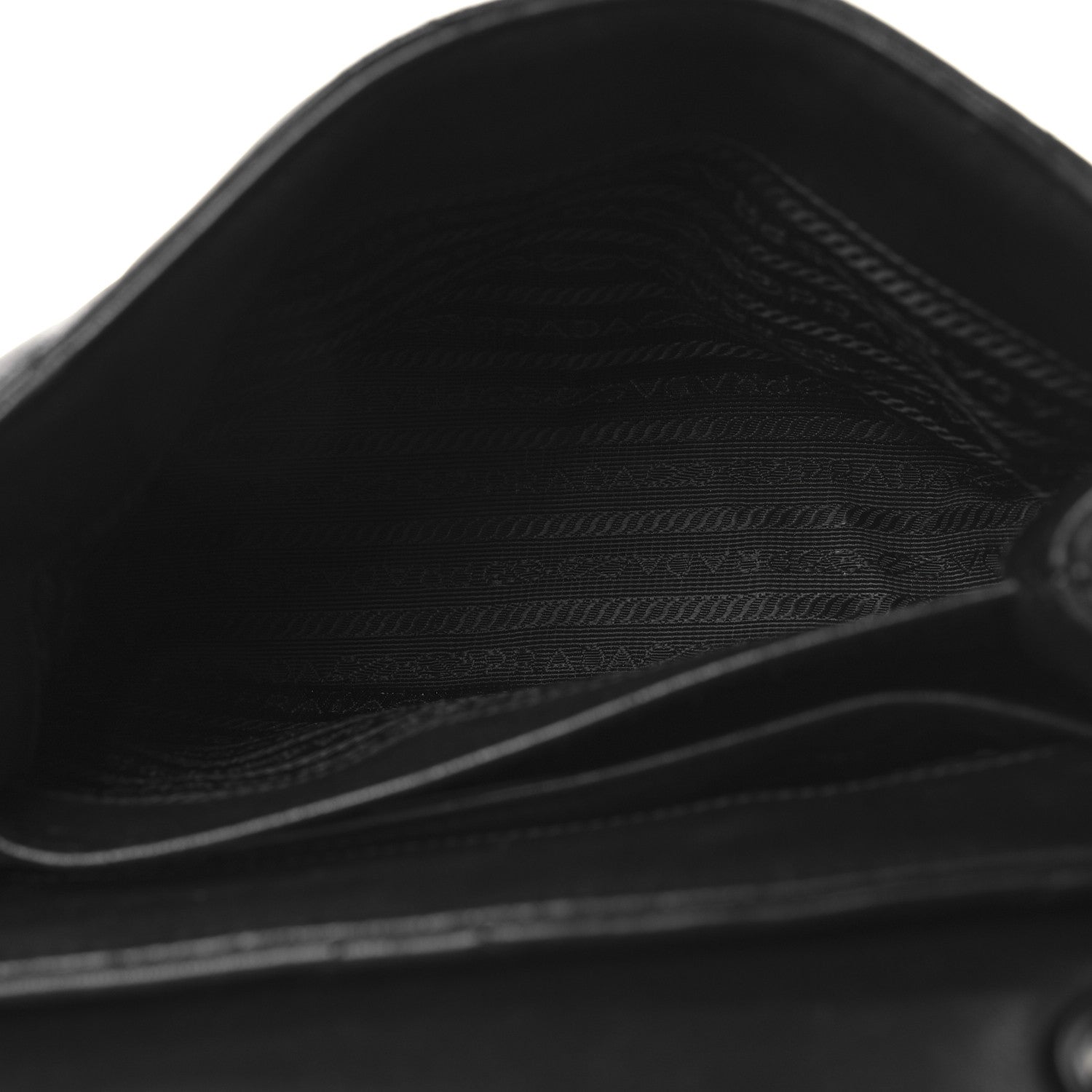 Prada Nappa Triangle Stitched Small Spectrum Bag Black 5 of 9