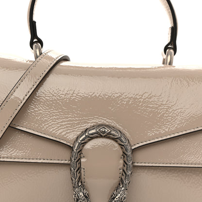 Gucci Crinkled Patent Small Dionysus Top Handle Bag Sphinx 8 of 10