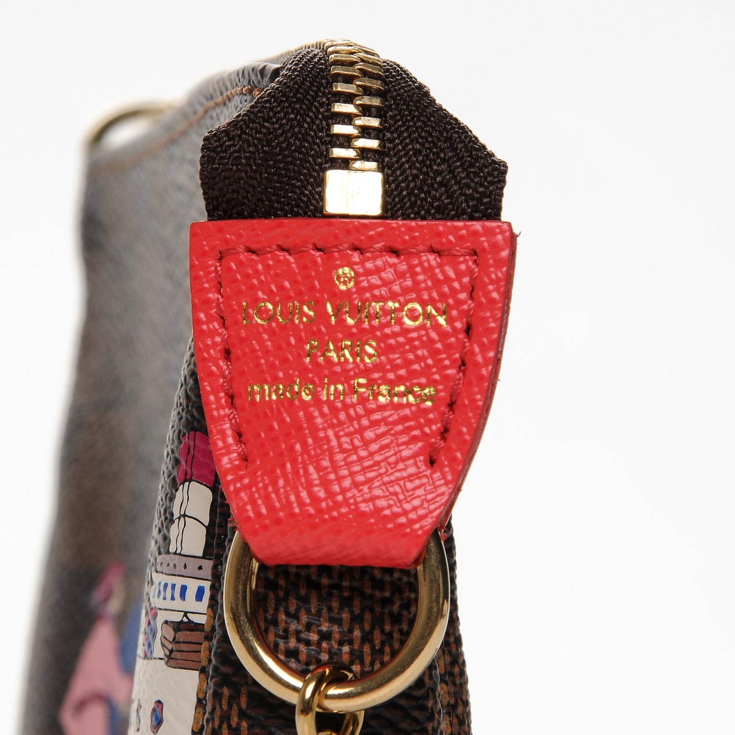 Damier Ebene 2016 Christmas Animation Mini Pochette Accessories