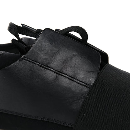 Balenciaga Mesh Calfskin Neoprene Suede Mens Race Runner Sneakers 45 Black 20 of 23