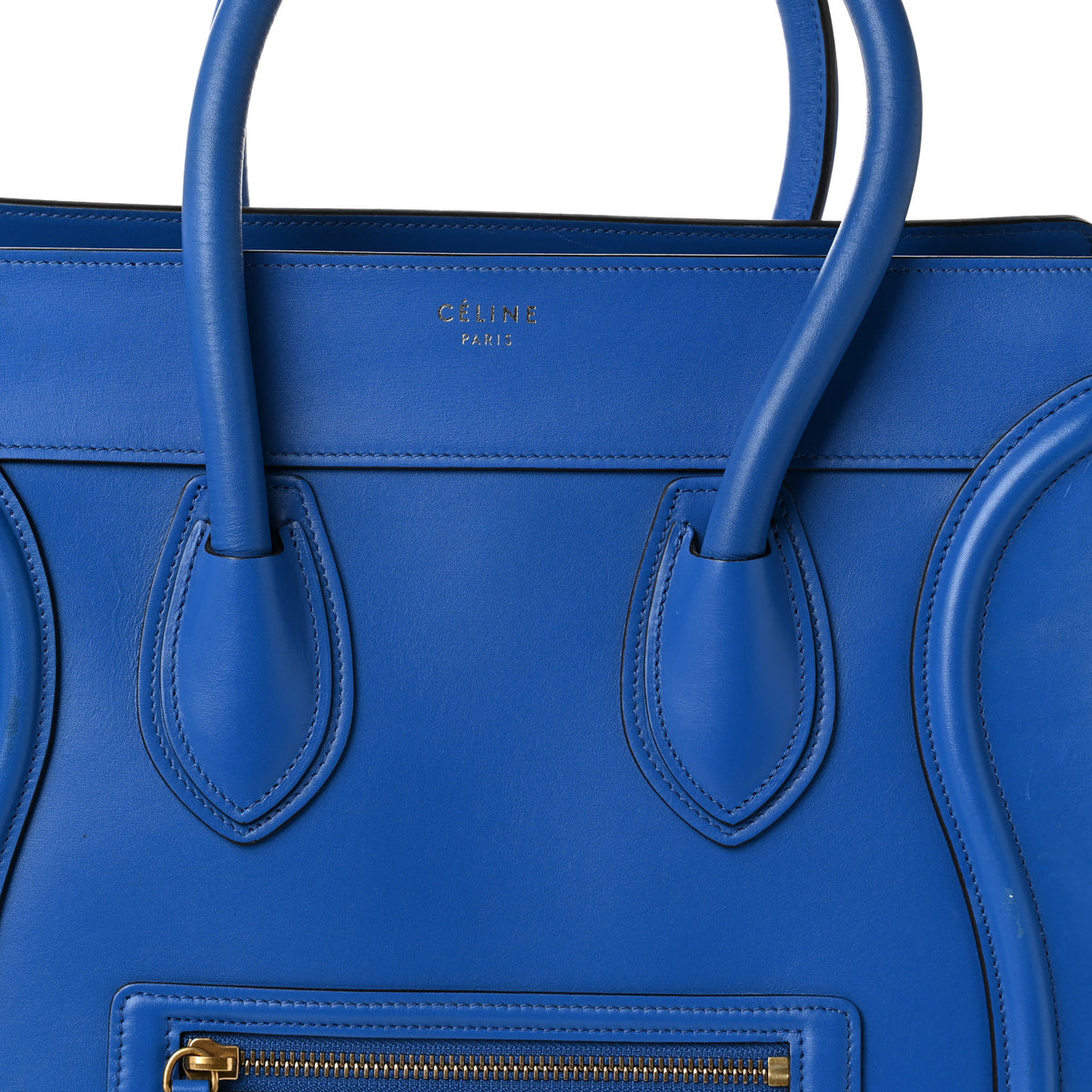 Celine Smooth Calfskin Mini Luggage Ink 8 of 16