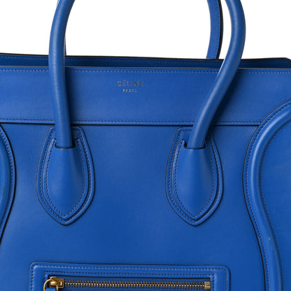 Celine Smooth Calfskin Mini Luggage Ink 8 of 16