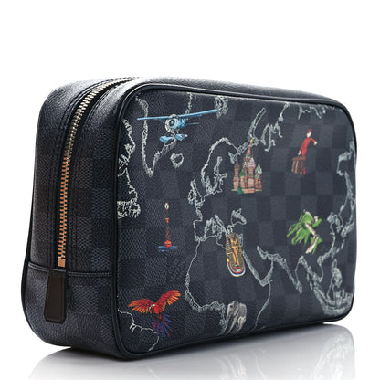 Louis Vuitton Damier Graphite Renaissance Trousse Toilette GM 3 of 7