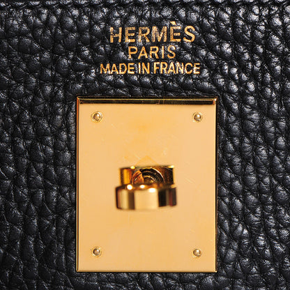 Hermes Fjord Kelly Retourne 35 Black 13 of 26