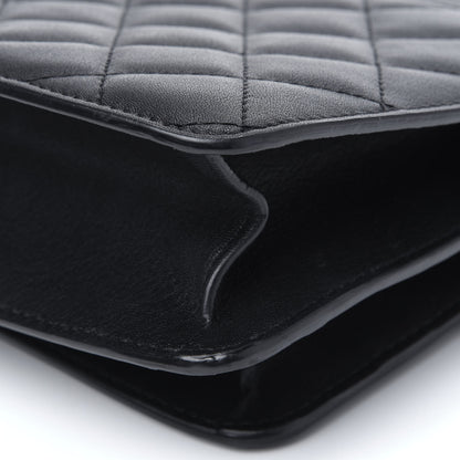 Chanel Goatskin Quilted Large CC Box Flap Black 16 of 21