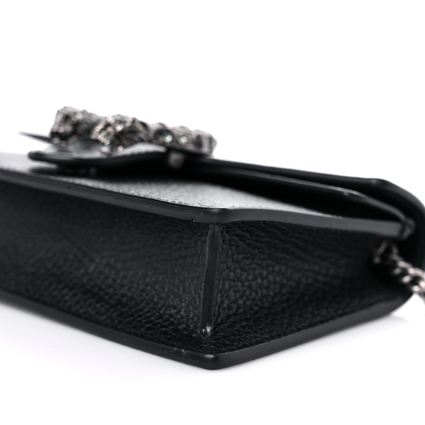 Calfskin Super Mini Dionysus Shoulder Bag Black