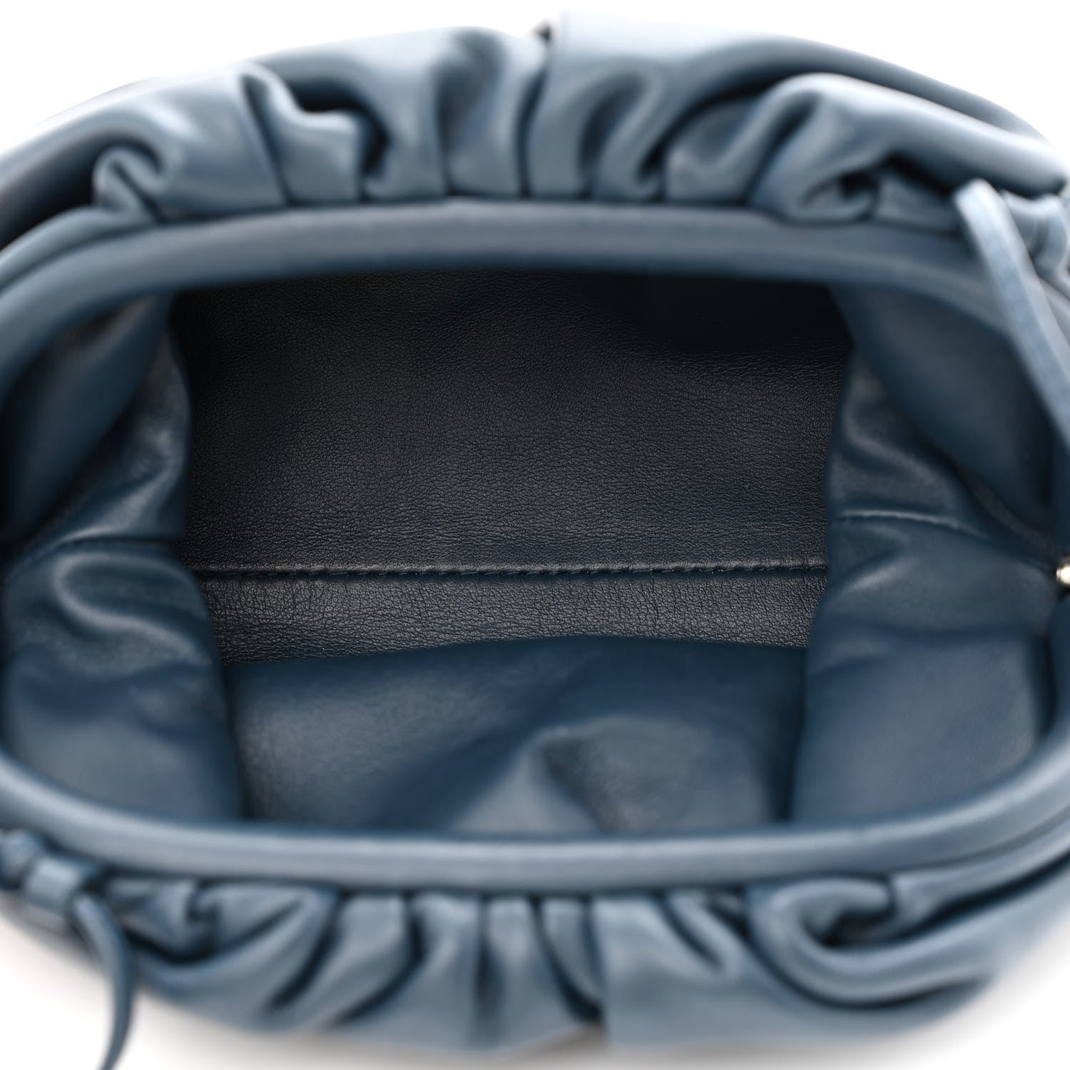 Bottega Veneta Butter Calfskin The Mini Pouch Deep Blue 5 of 10