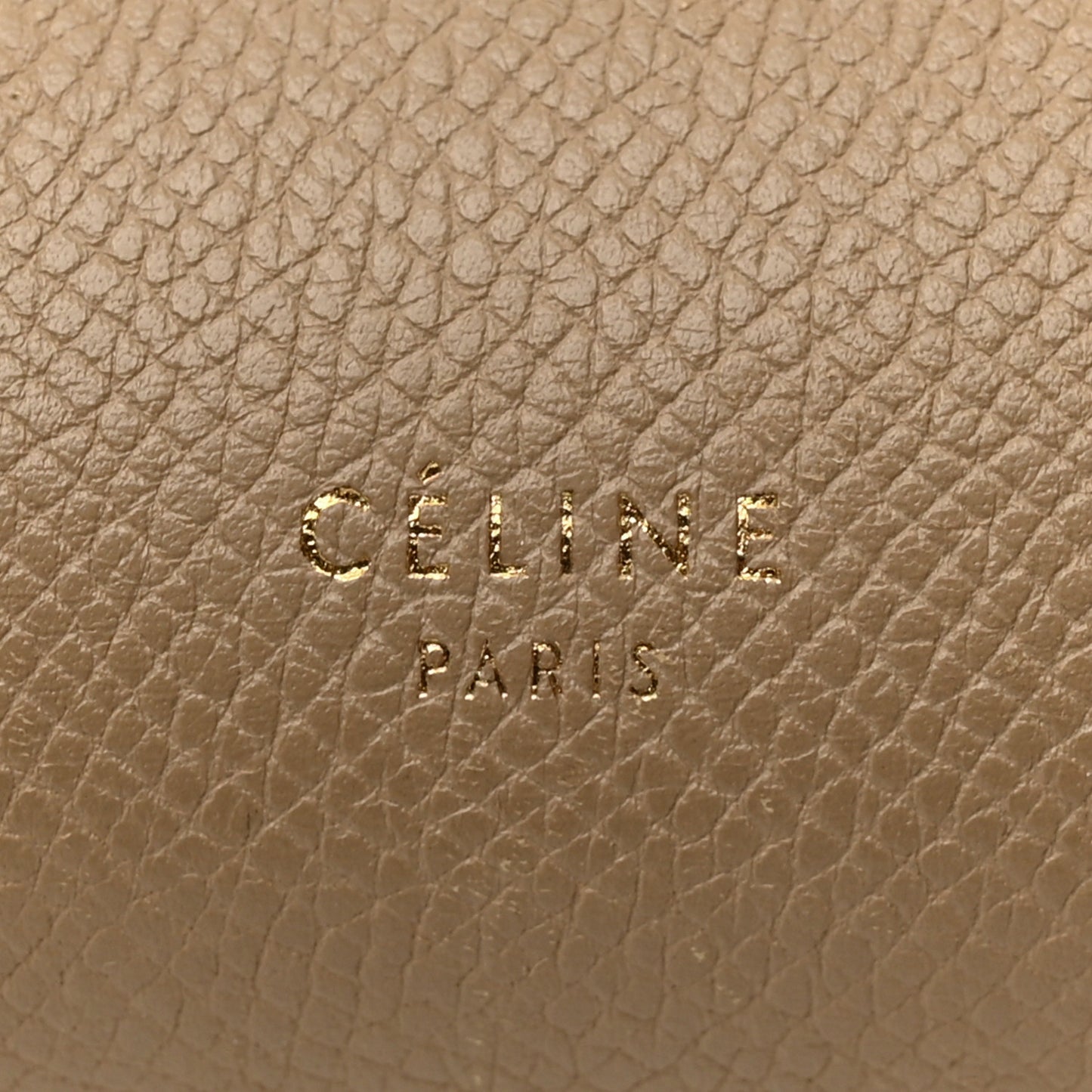 Grained Calfskin Mini Belt Bag Light Taupe