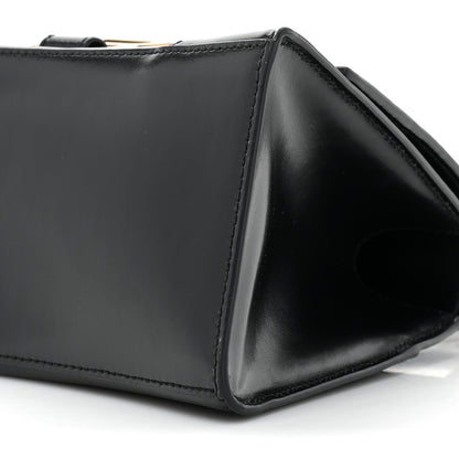Balenciaga Shiny Box Calfskin Small Hourglass Top Handle Bag Black 10 of 15