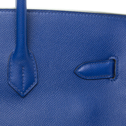 Hermes Epsom Birkin 35 Bleu Electrique 9 of 24