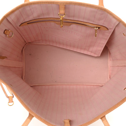 Louis Vuitton Damier Azur Neo Neverfull MM Rose Ballerine 6 of 12