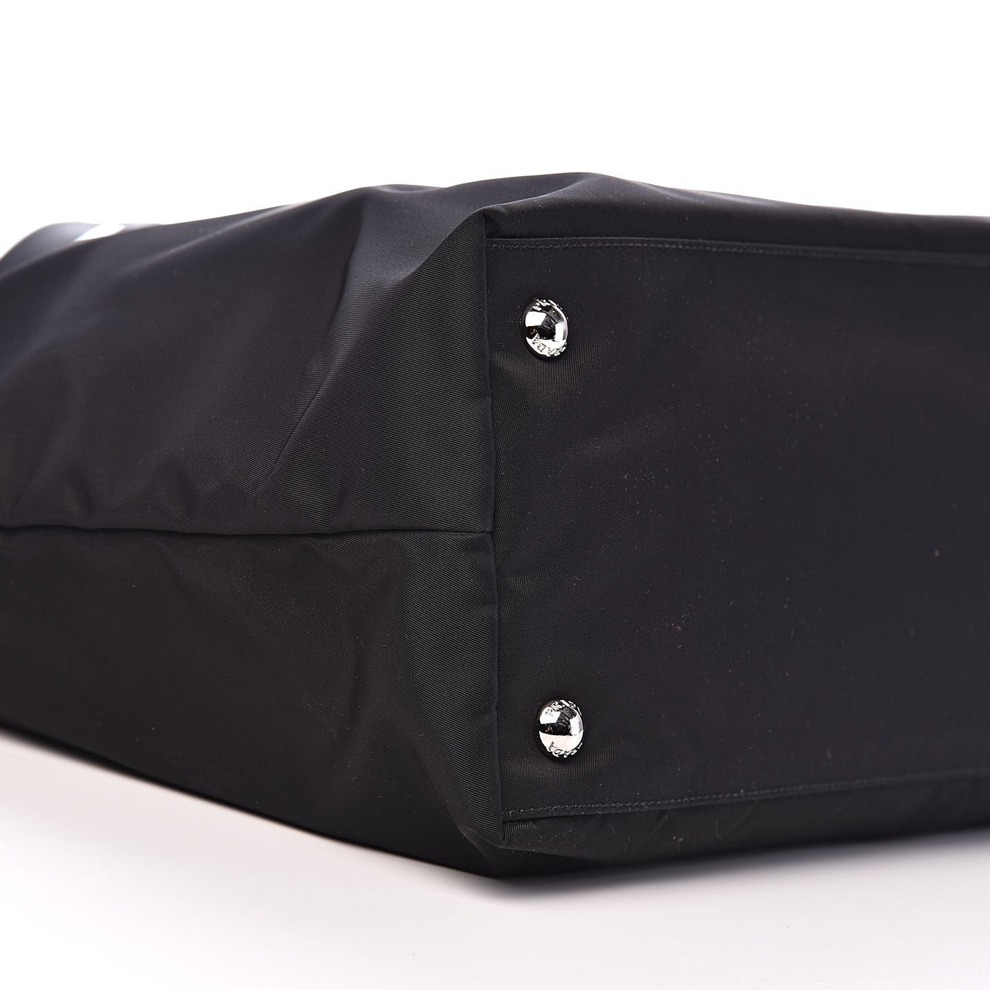 Tessuto Nylon Saffiano Tote Black