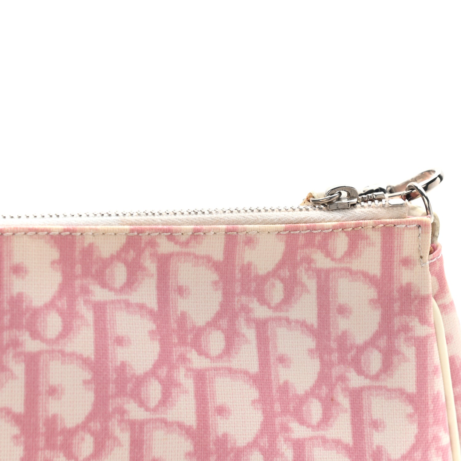 Christian Dior Monogram Mini Saddle Pochette Pink 14 of 22