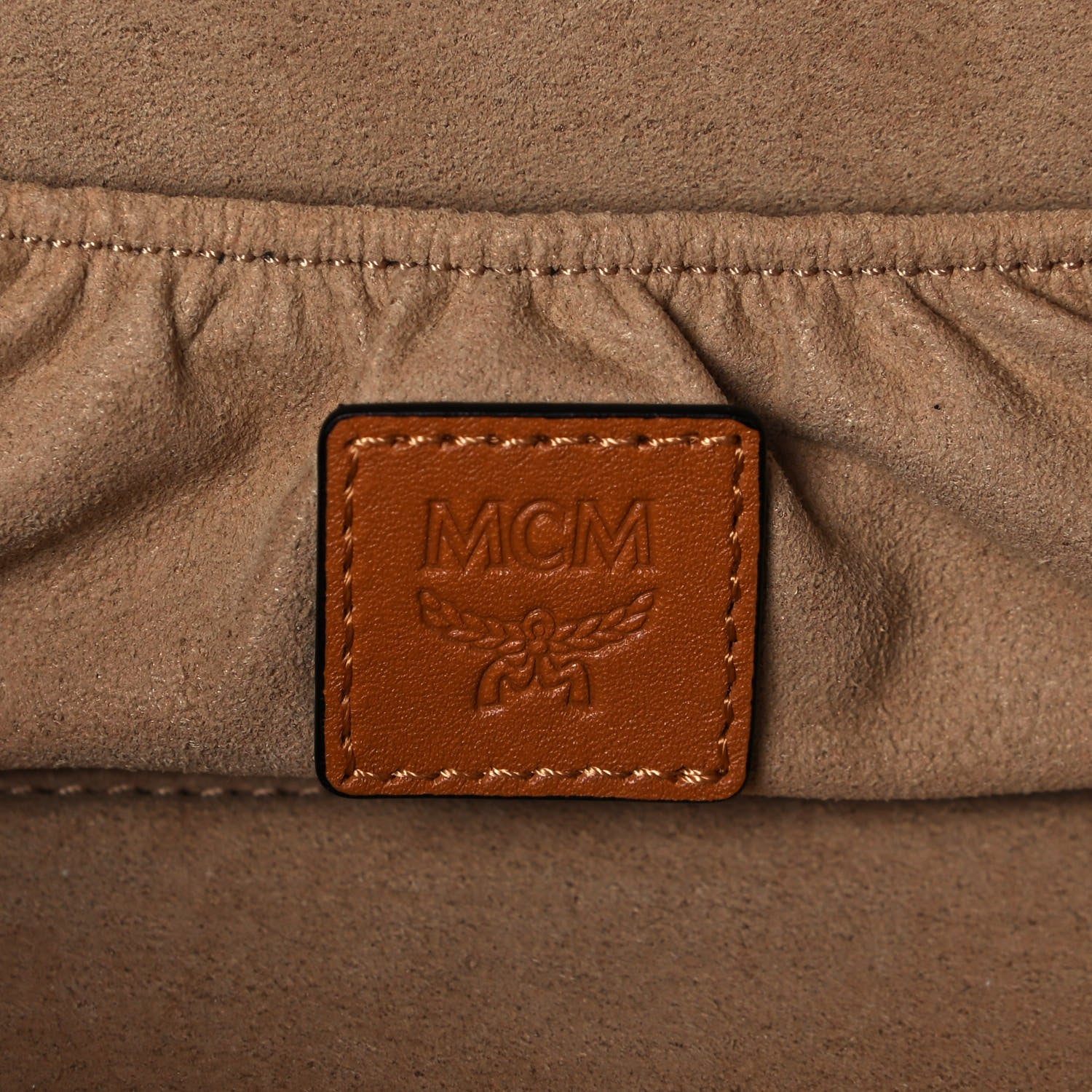 MCM Visetos Vanity Case Cognac 6 of 11