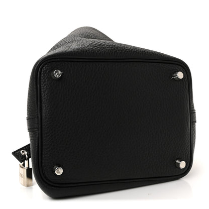 Hermes Taurillon Clemence Picotin Lock 18 PM Black 6 of 17