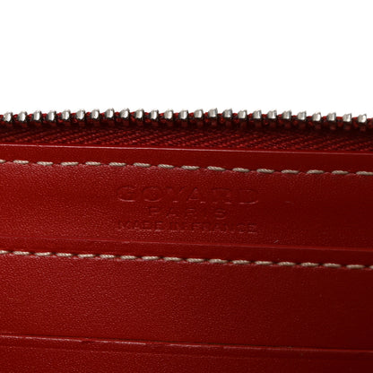 Goyard Goyardine Matignon PM Wallet Red 6 of 7
