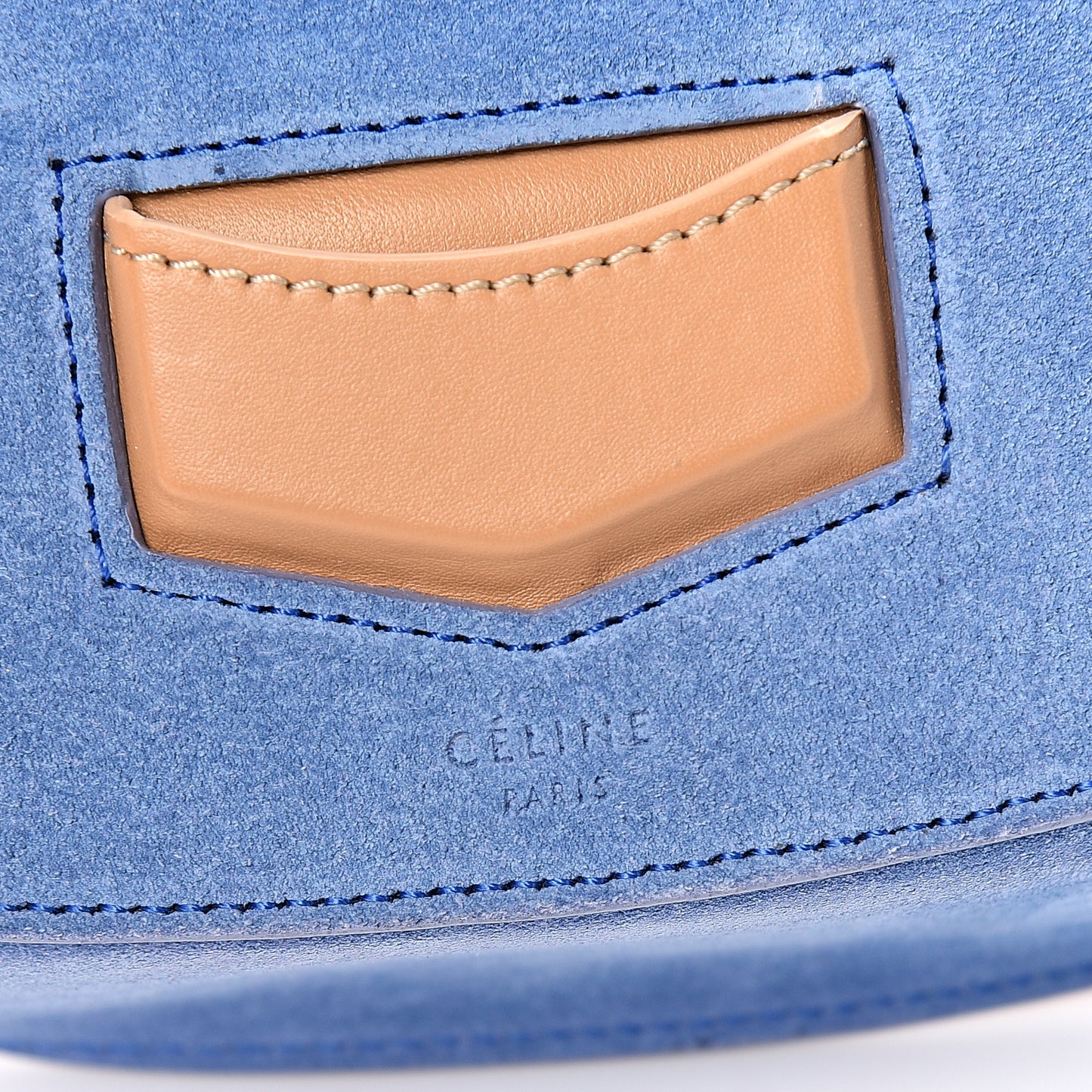 Suede Small Trotteur Porcelain