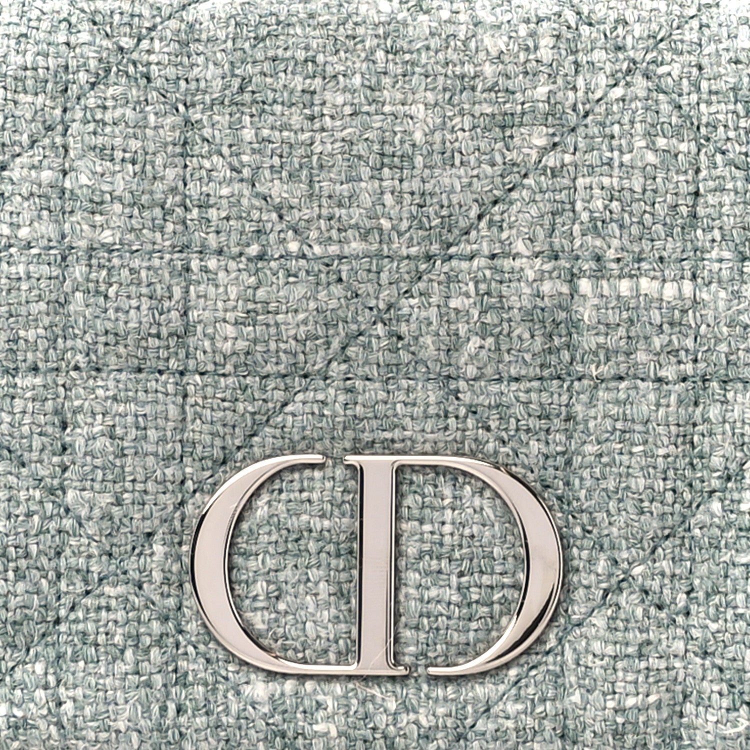 Christian Dior Canvas Macrocannage Caro Pouch Green Multicolor 9 of 11