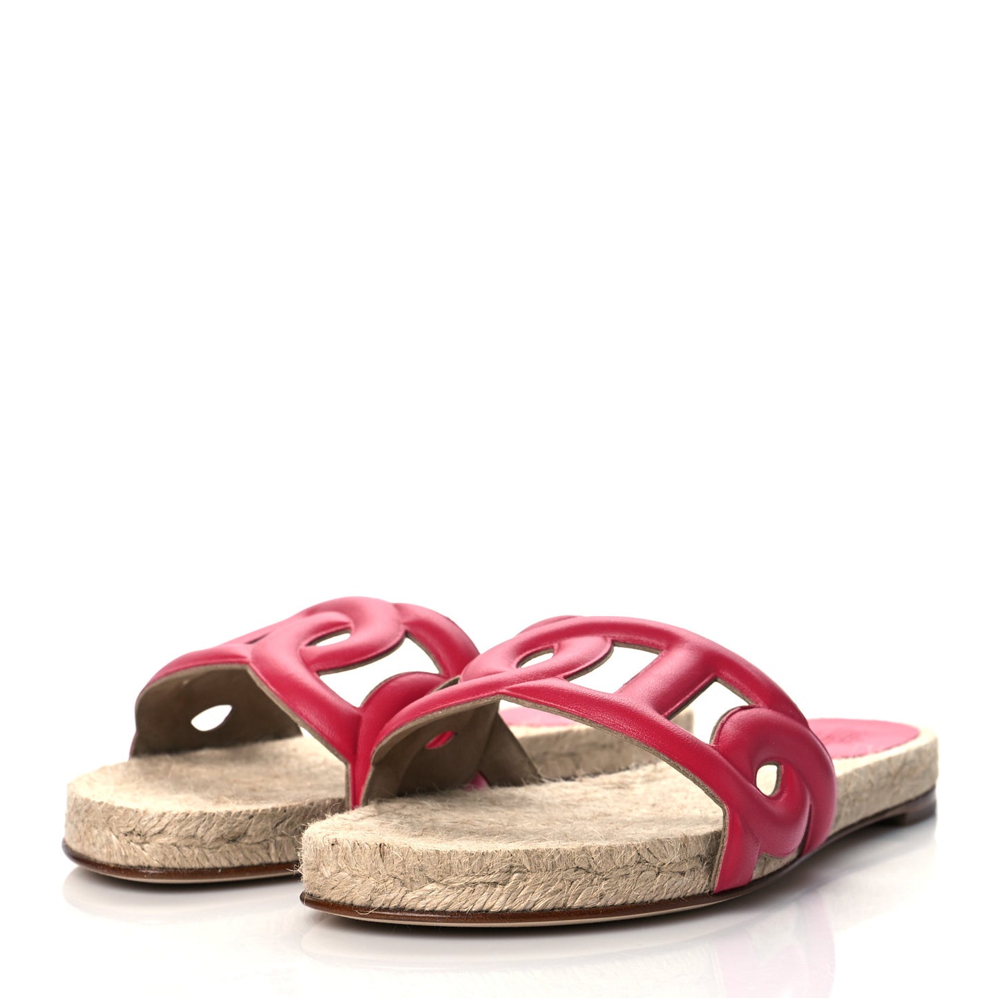 Nappa Famosa Espadrille Sandals 37 Rosa Framboise