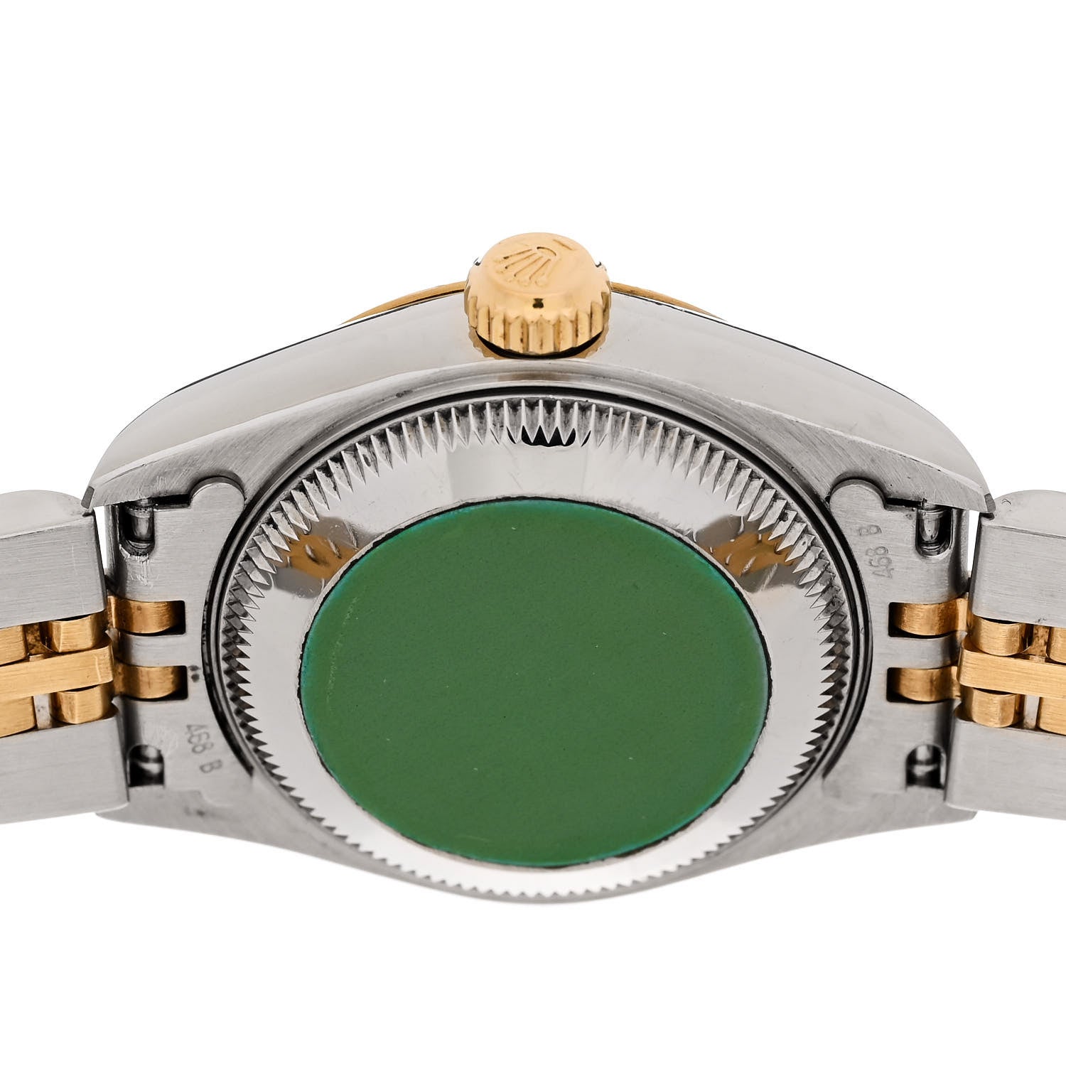 Rolex Stainless Steel 18K Yellow Gold Diamond 26mm Oyster Perpetual Datejust Watch Champagne 79173 4 of 4