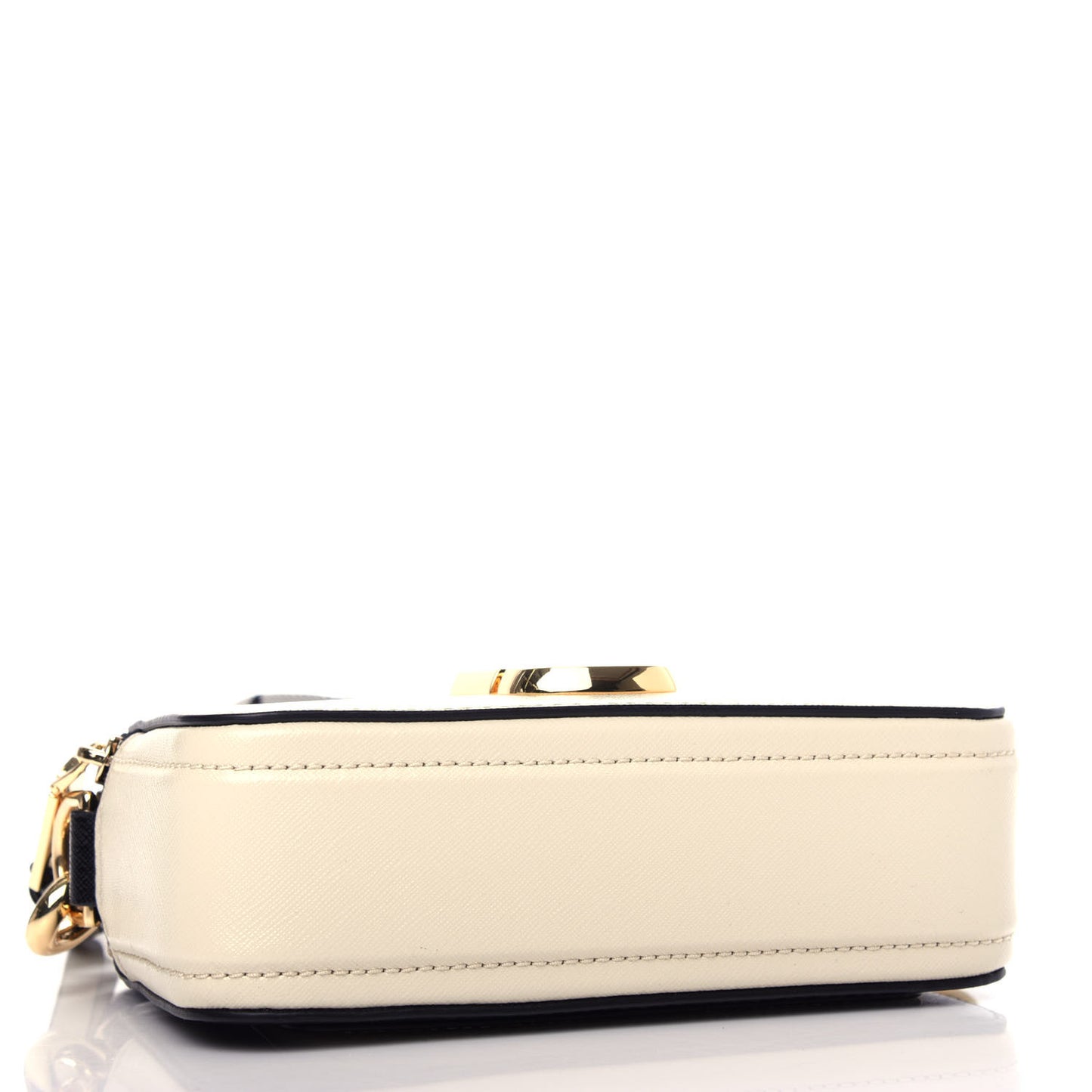 Saffiano Small Snapshot Camera Bag Cloud White Multicolor