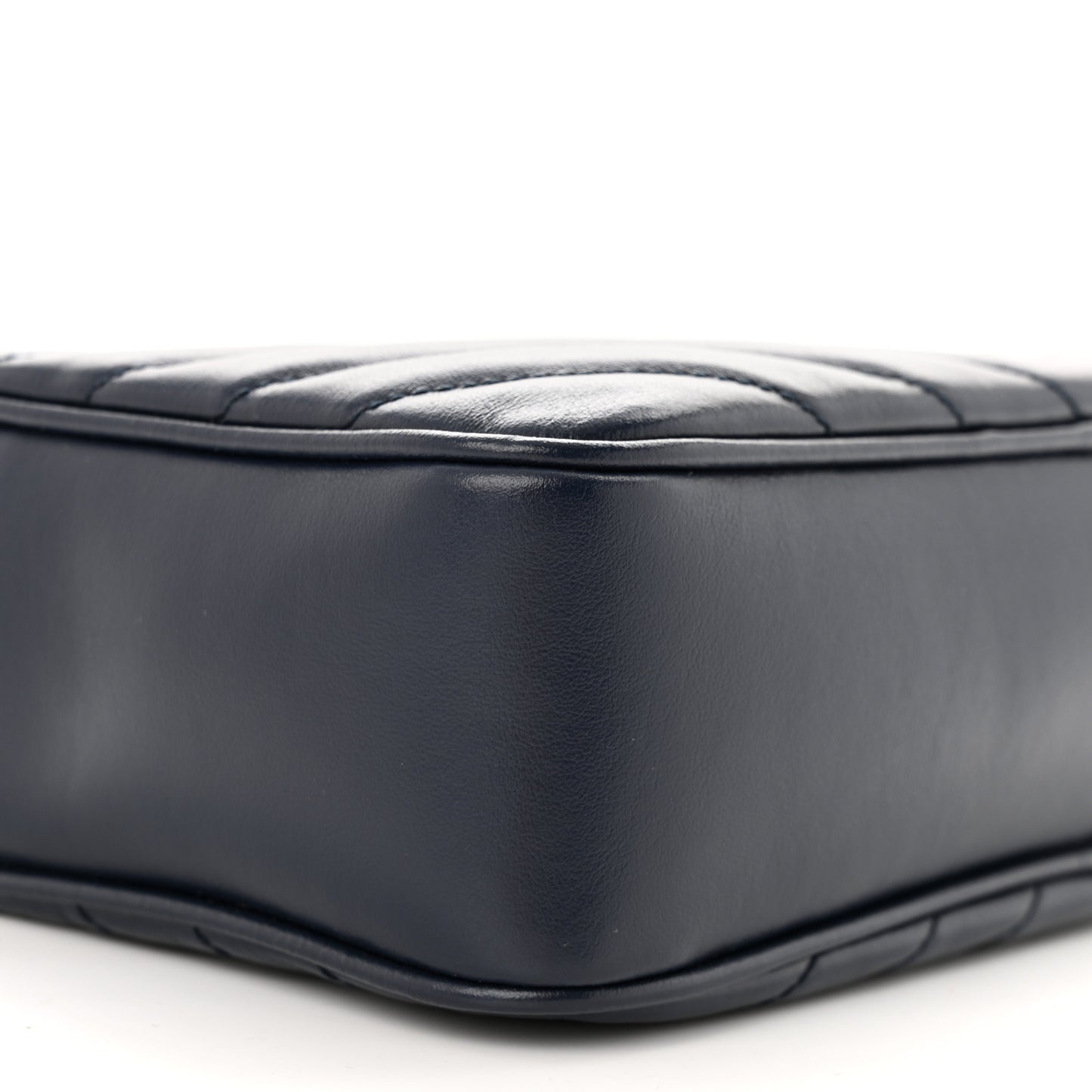 Calfskin Matelasse Monogram Lou Camera Bag Navy
