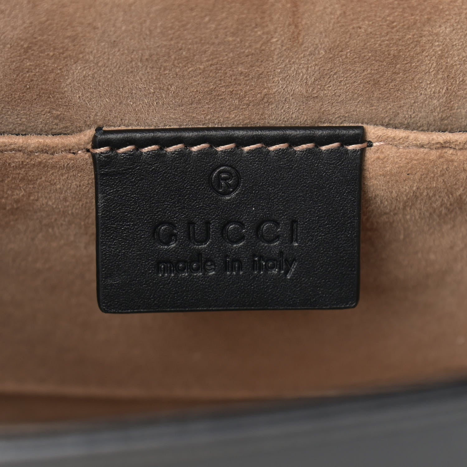 Gucci Calfskin Mini Sylvie Top Handle Bag Black 6 of 13