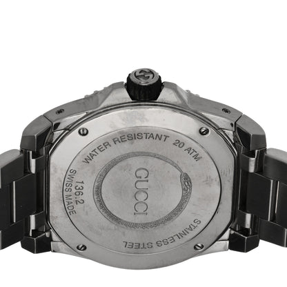 Gucci Stainless Steel 45mm Dive Snake Quartz Watch Black 4 of 4