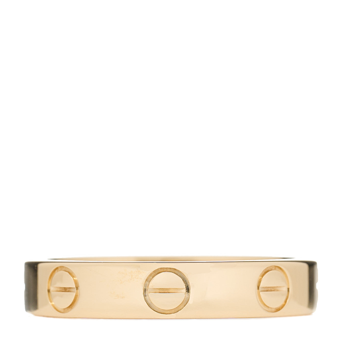 18K Yellow Gold 3.5mm LOVE Wedding Band Ring 51 5.75