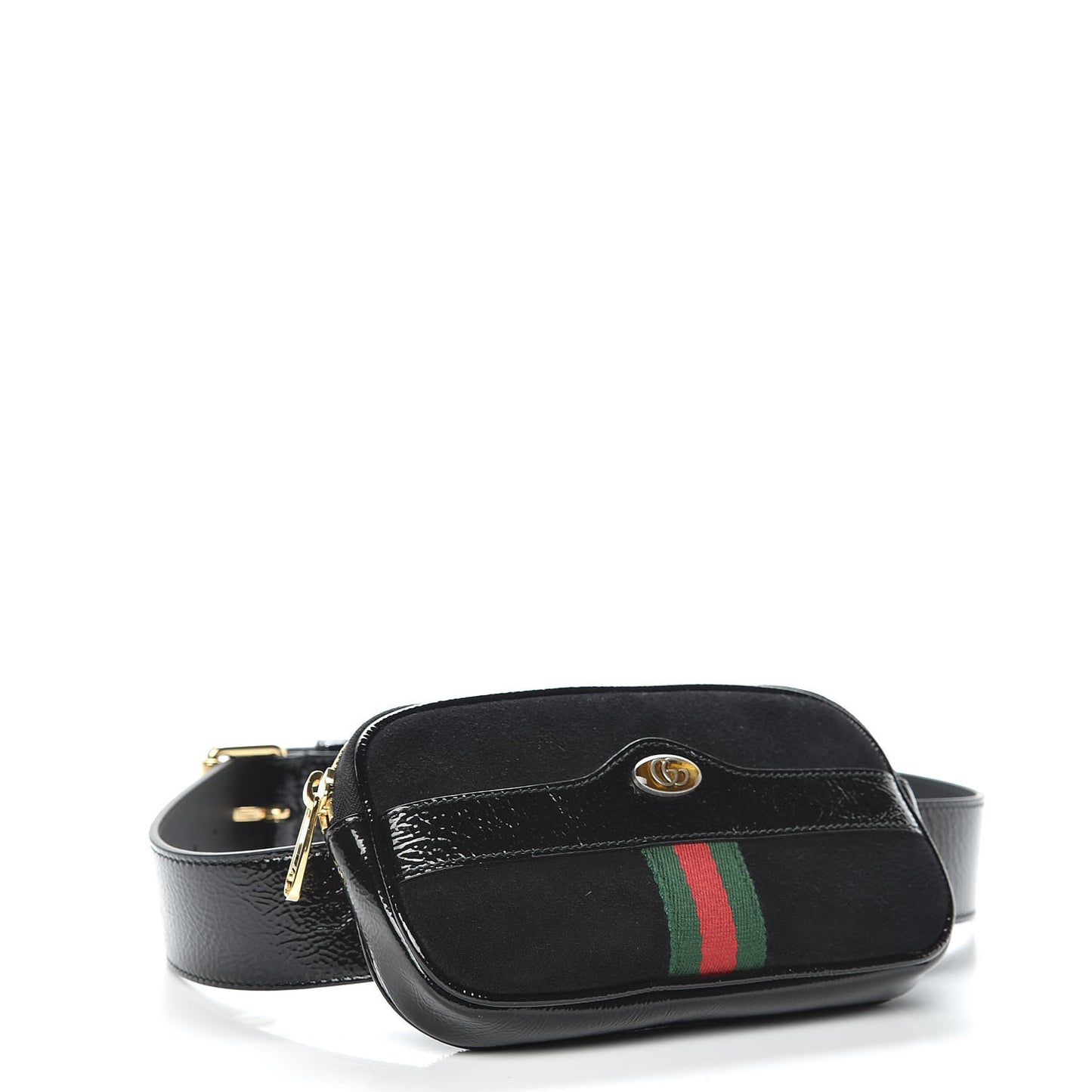 Suede Patent Ophidia Belted iPhone Case 75 30 Black