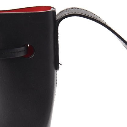 Mansur Gavriel Vegetable Tanned Calfskin Mini Bucket Bag Black Flamma 13 of 21