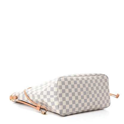 Louis Vuitton Damier Azur Braided Neverfull MM Orange 4 of 10