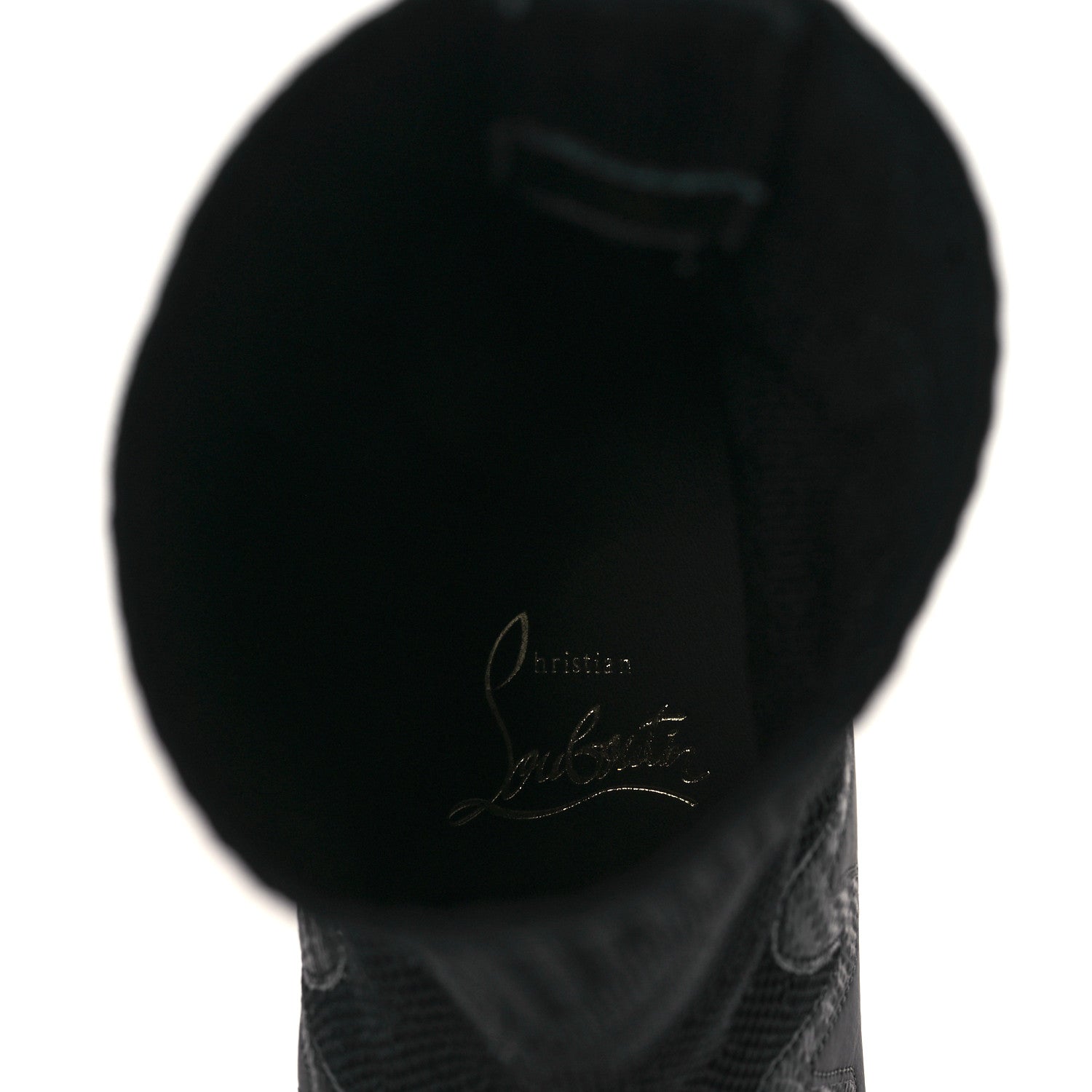 Christian Louboutin Knit Mesh Sharky Sock Sneakers 35 Black 7 of 7