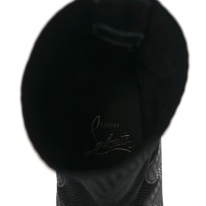 Christian Louboutin Knit Mesh Sharky Sock Sneakers 35 Black 7 of 7