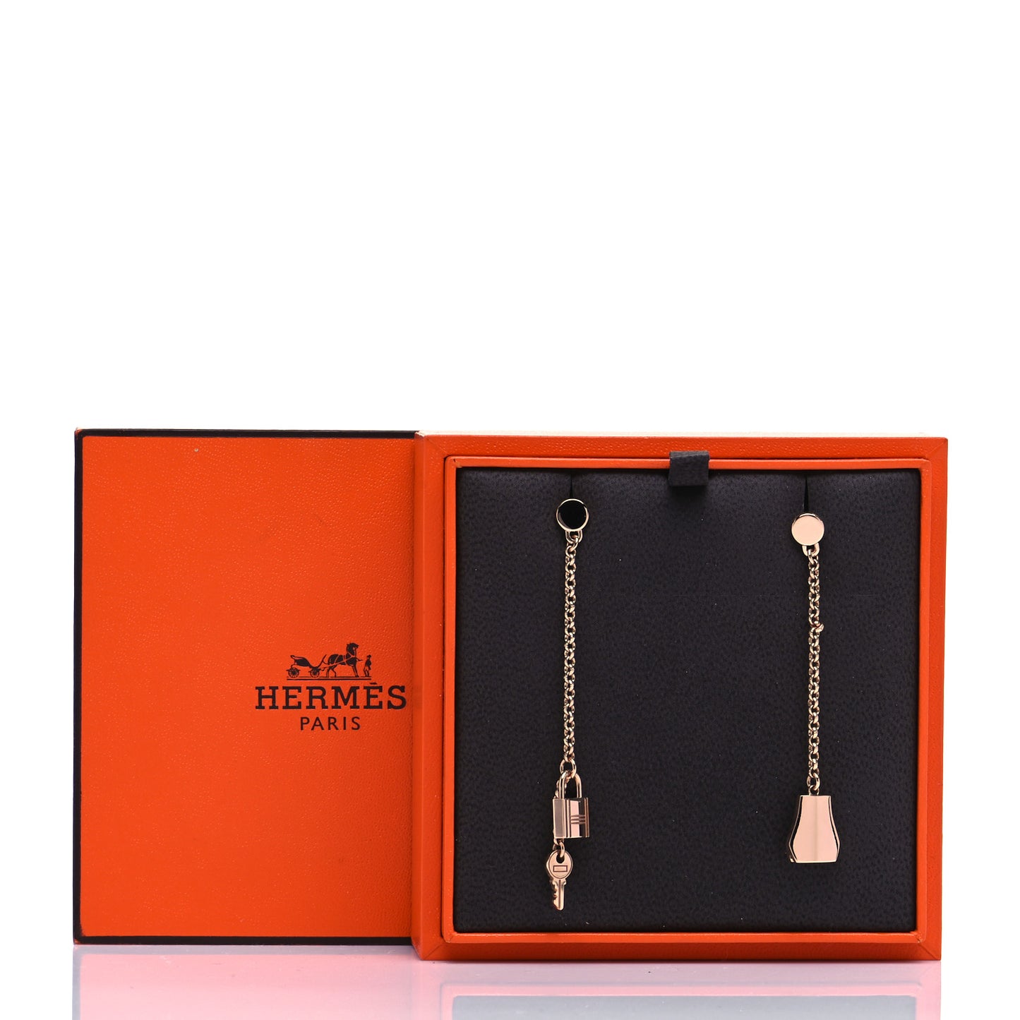 18K Rose Gold Kelly Clochette Earrings