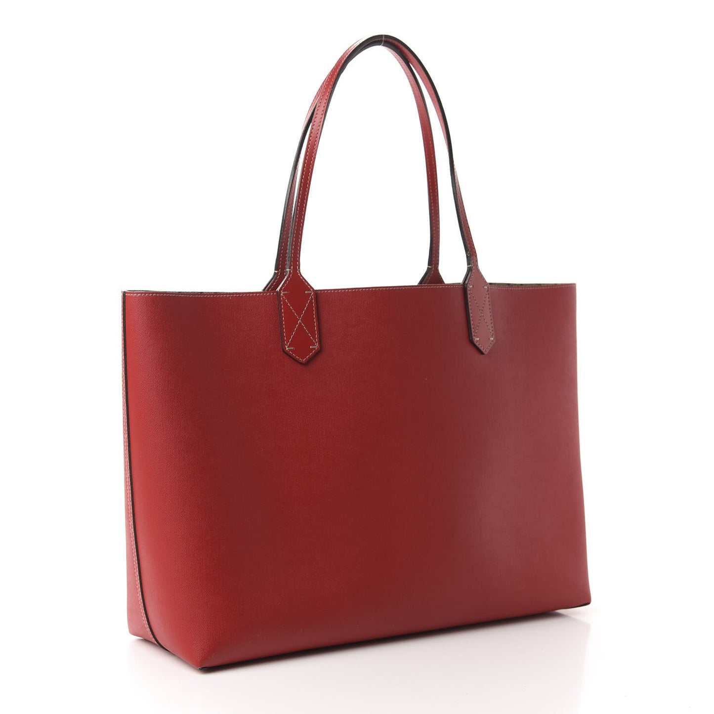 GG Supreme Monogram Medium Reversible Tote Beige Red