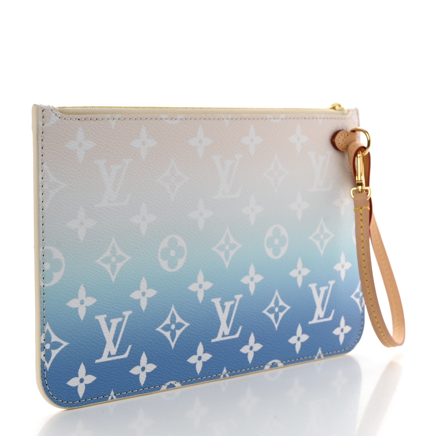 Louis Vuitton Monogram By The Pool Neverfull MM Pochette Blue 3 of 6