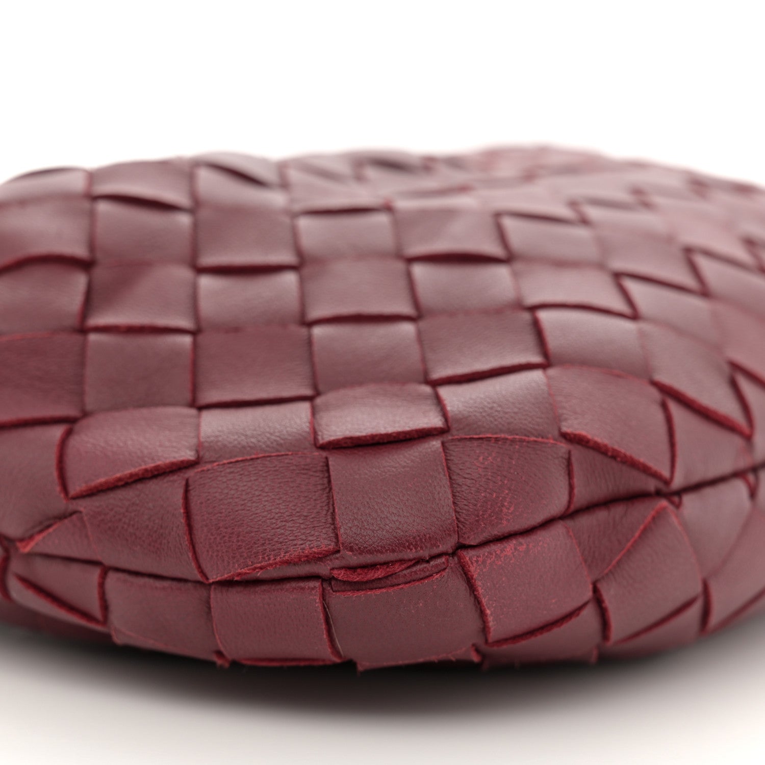 Bottega Veneta Nappa Intrecciato Mini Jodie Burgundy 9 of 10