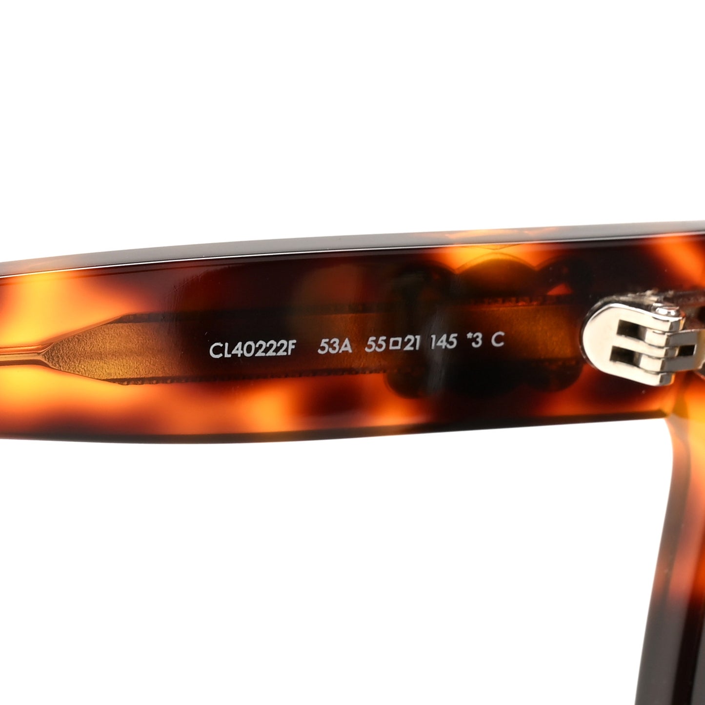 Acetate Triomphe Sunglasses CL40222F Tortoise